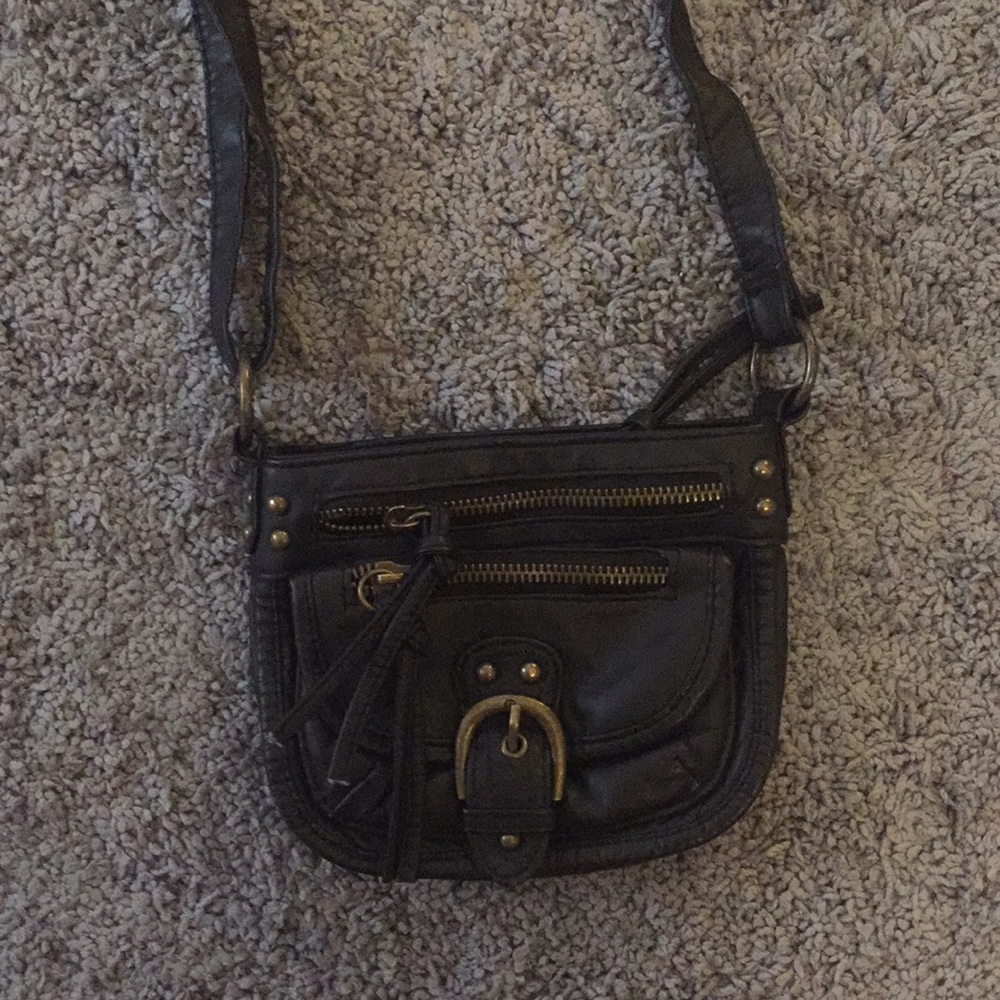 Black crossbody bag